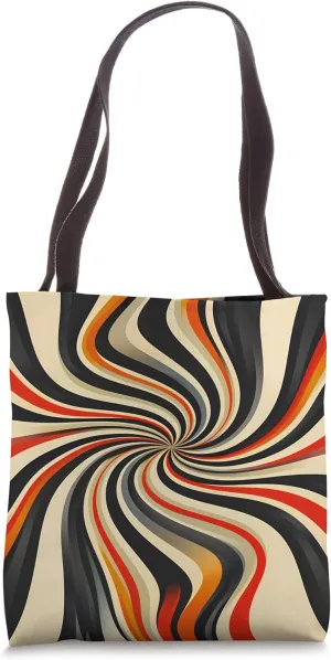 Dizzy Abstract Retro Design Tote Bag