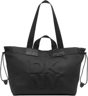 DKNY 1989 Capsule Bardot Tote Bag, Black/Black