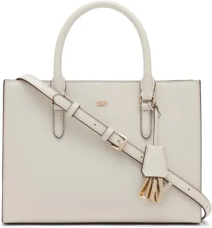 DKNY womens Perri Satchel With Logo Charm