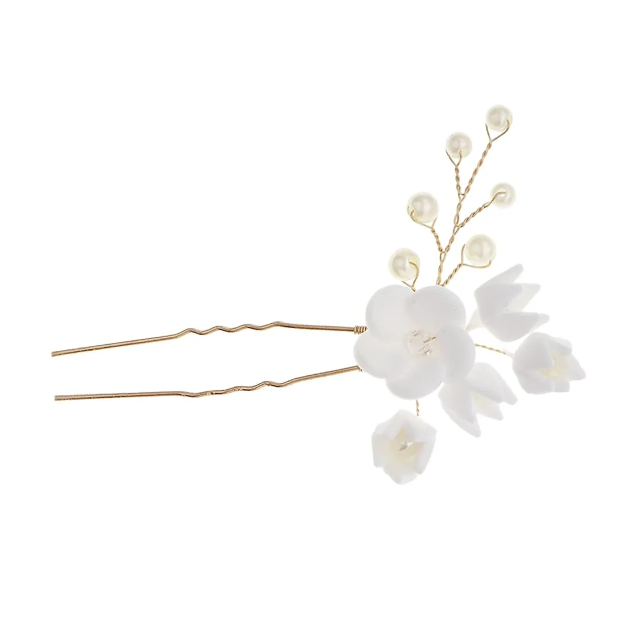 Dorable Bridal Hair Accessory Lightweight Flower Hair Pin for Wedding Party and Evening Occasions