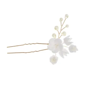 Dorable Bridal Hair Accessory Lightweight Flower Hair Pin for Wedding Party and Evening Occasions