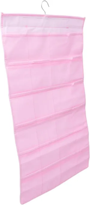 Double Sided Hanging Bag for Underwear and Socks Mesh Organizer Pouch Closet Space Saver for Bras Briefs and Items Easy to Wash and Design