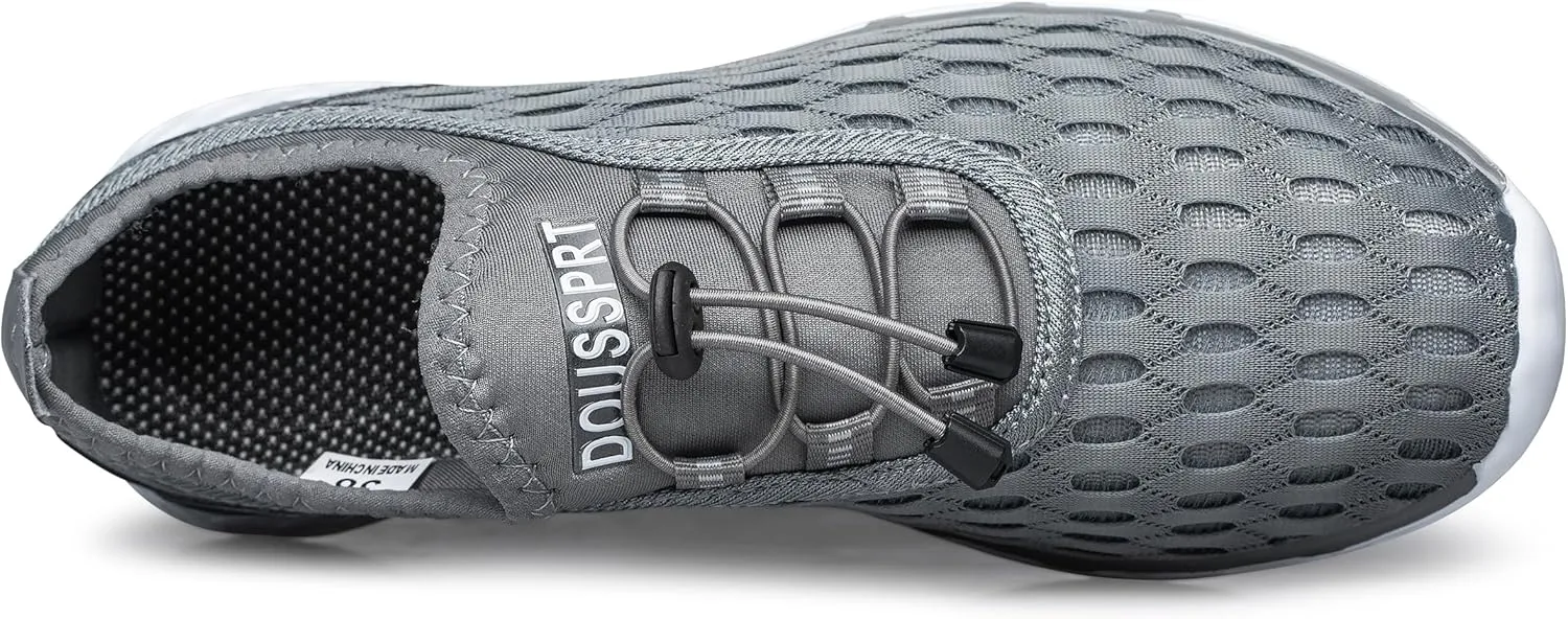 DOUSSPRT Men's Water Shoes Quick Drying Sports Aqua Shoes