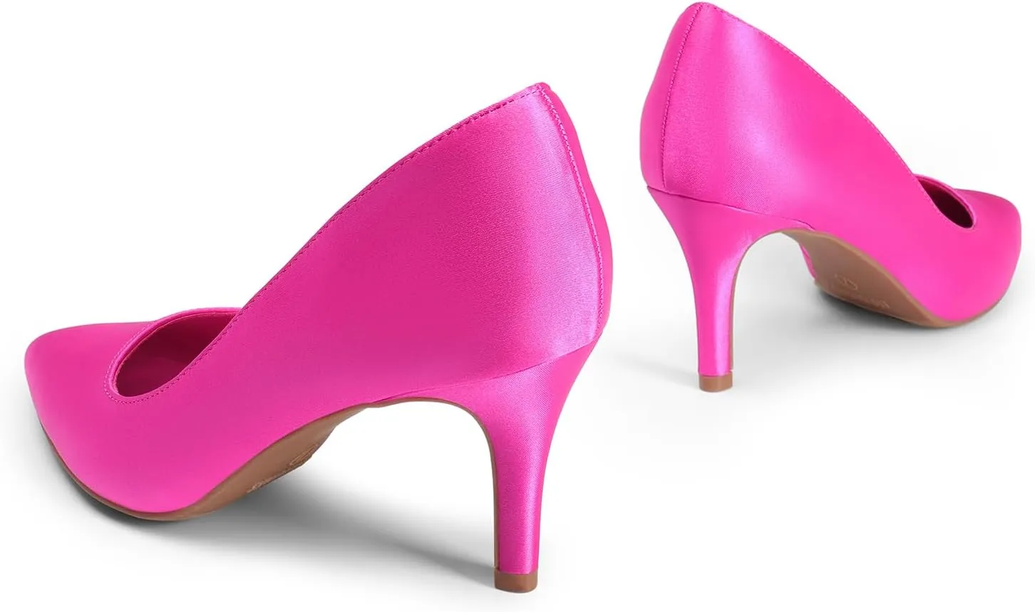 DREAM PAIRS Women's Dress High Heels Pumps Closed Pointed Toe Stiletto D'Orsay Shoes for Wedding Party