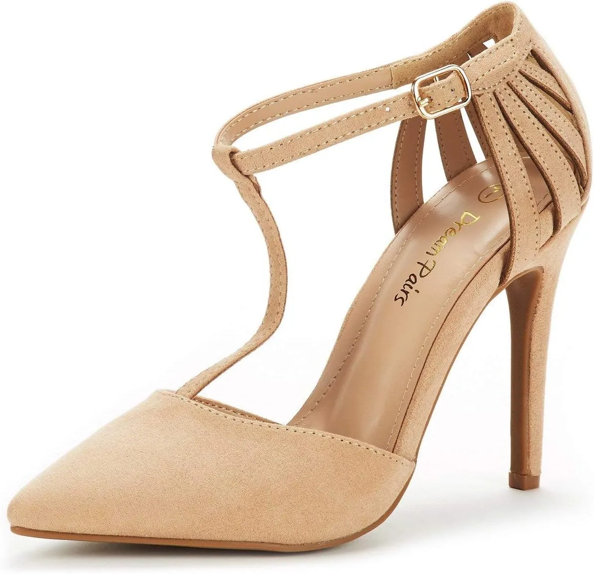 DREAM PAIRS Women's Oppointed-Mary Pump Shoe