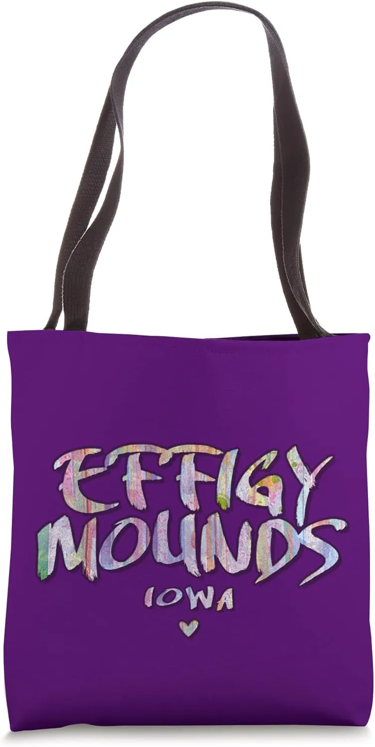 Effigy Mounds Iowa - Effigy Mounds National Monument Logo Tote Bag