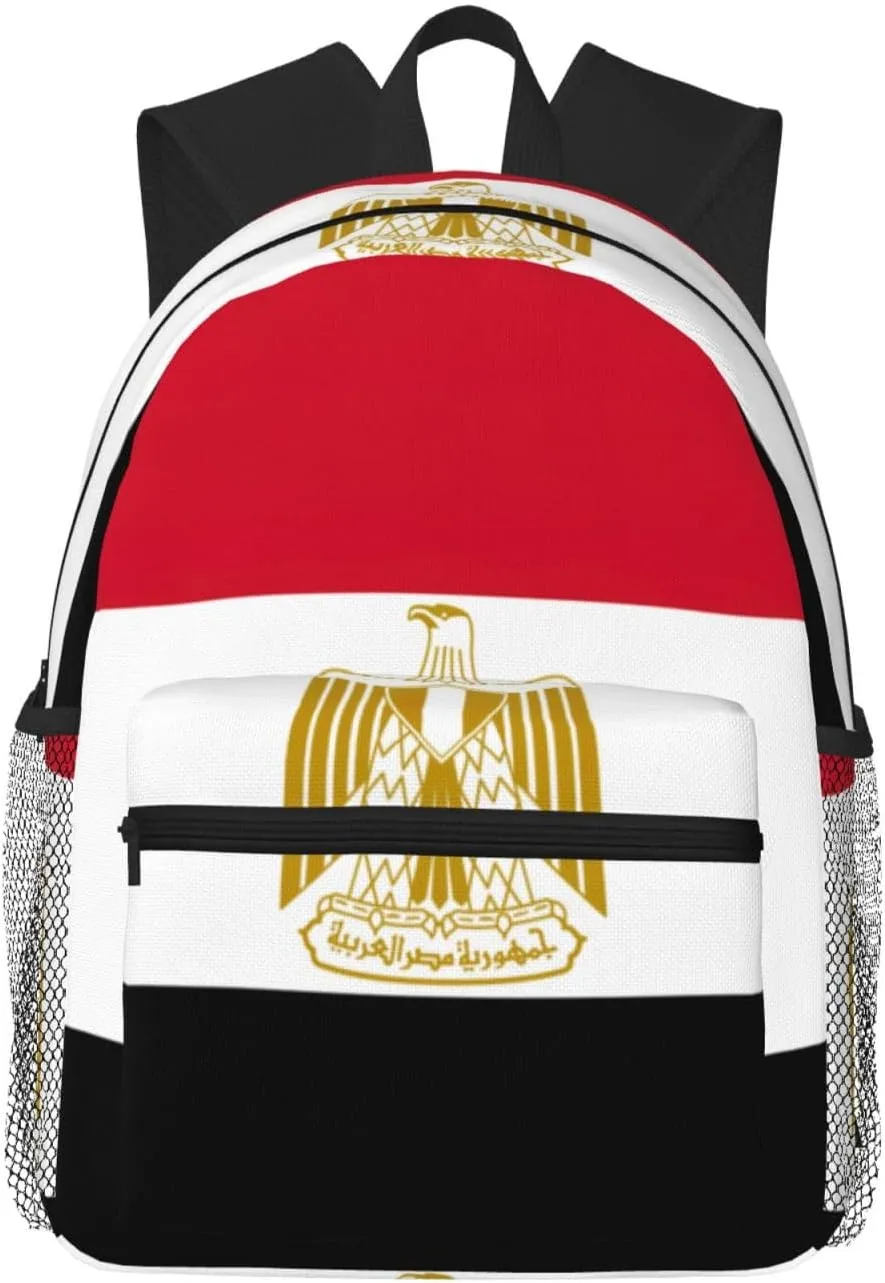 Egyptian flag Backpack Large Sports Bag, Best for Basketball, Soccer, Volleyball, Swim, Gym, Travel