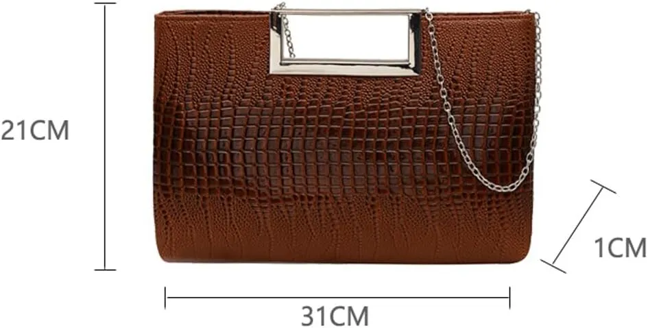 Elegant Women's Chain Shoulder & Crossbody Bag - Vintage Handbag for a Chic Look