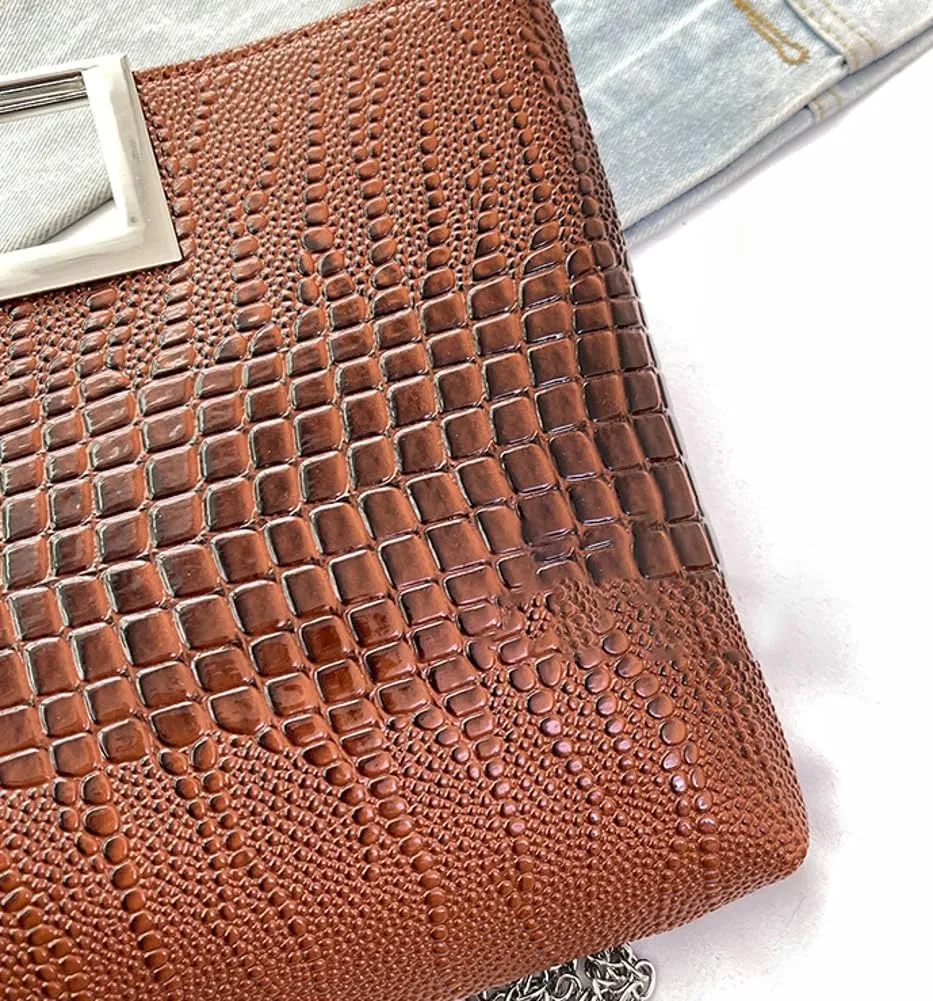Elegant Women's Chain Shoulder & Crossbody Bag - Vintage Handbag for a Chic Look