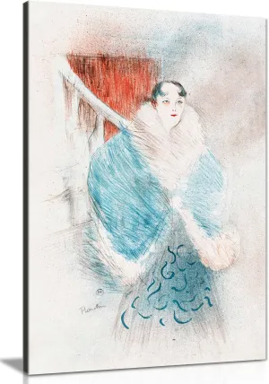 Elsa Dite La Viennoise 1897 Framed Canvas Print, Pictures for Home Walls, Bedroom, Living Room & Bathroom Decor 76x51cm (30x20in)
