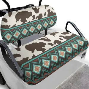 EZGO RXV Seat Covers with Elastic Edges - Heavy-Duty Universal Size for Club Car Precedent All-Season Protection