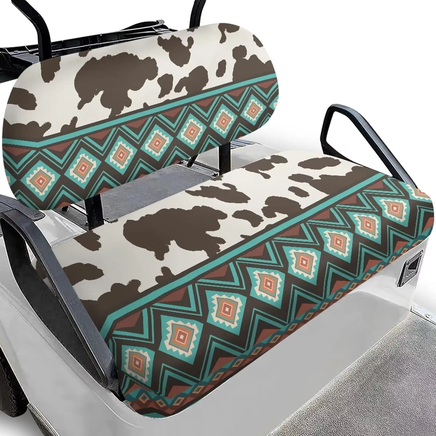 EZGO RXV Seat Covers with Elastic Edges - Heavy-Duty Universal Size for Club Car Precedent All-Season Protection