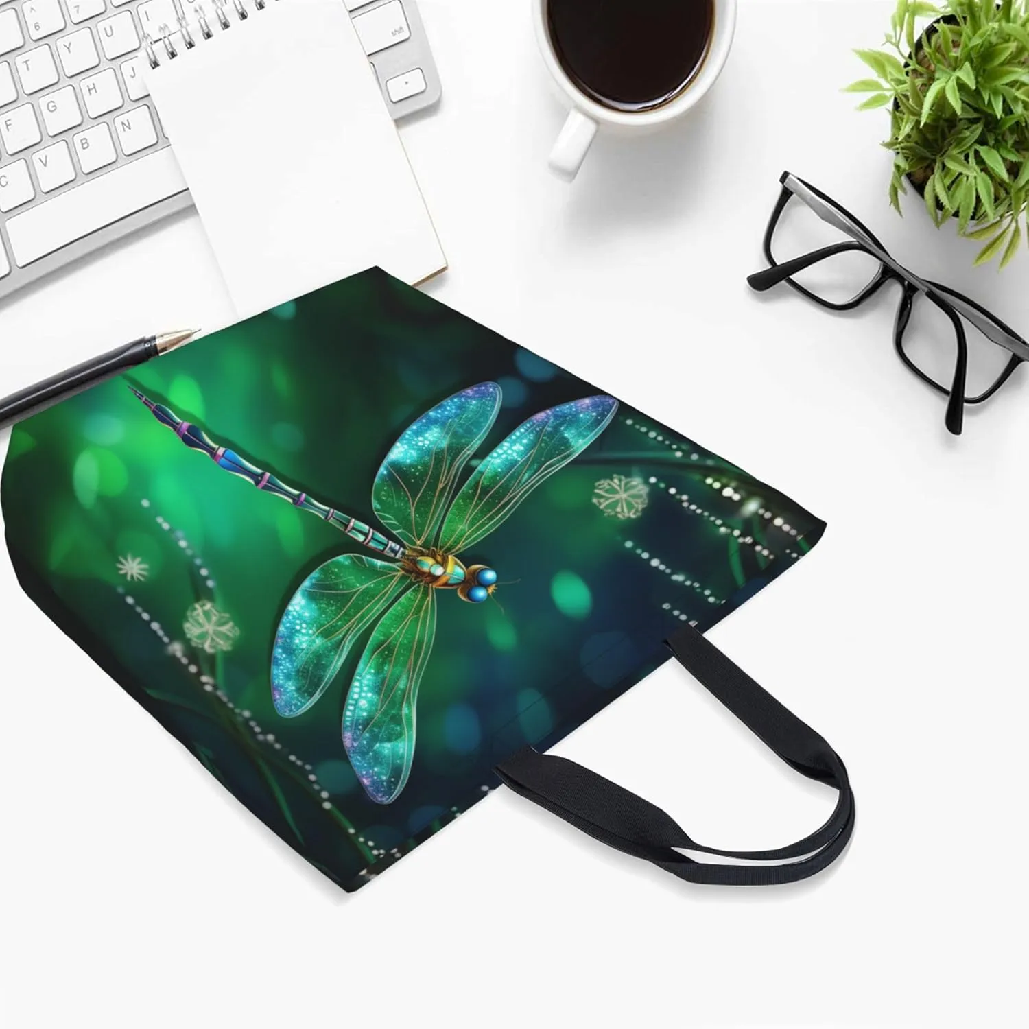Famame Canvas Tote Bag Large Women Casual Shoulder Bag Handbag Reusable Multipurpose Shopping Grocery Bag For Outdoors…