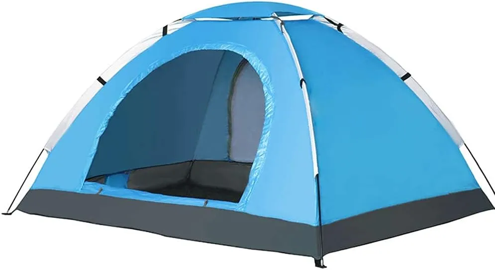 Family Camping Tents 2 Person Lightweight Tent Windproof UV Protection Ventilated and Perfect for Beach Outdoor Traveling Hiking Camping Fishing etc Unisex