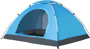 Family Camping Tents 2 Person Lightweight Tent Windproof UV Protection Ventilated and Perfect for Beach Outdoor Traveling Hiking Camping Fishing etc Unisex