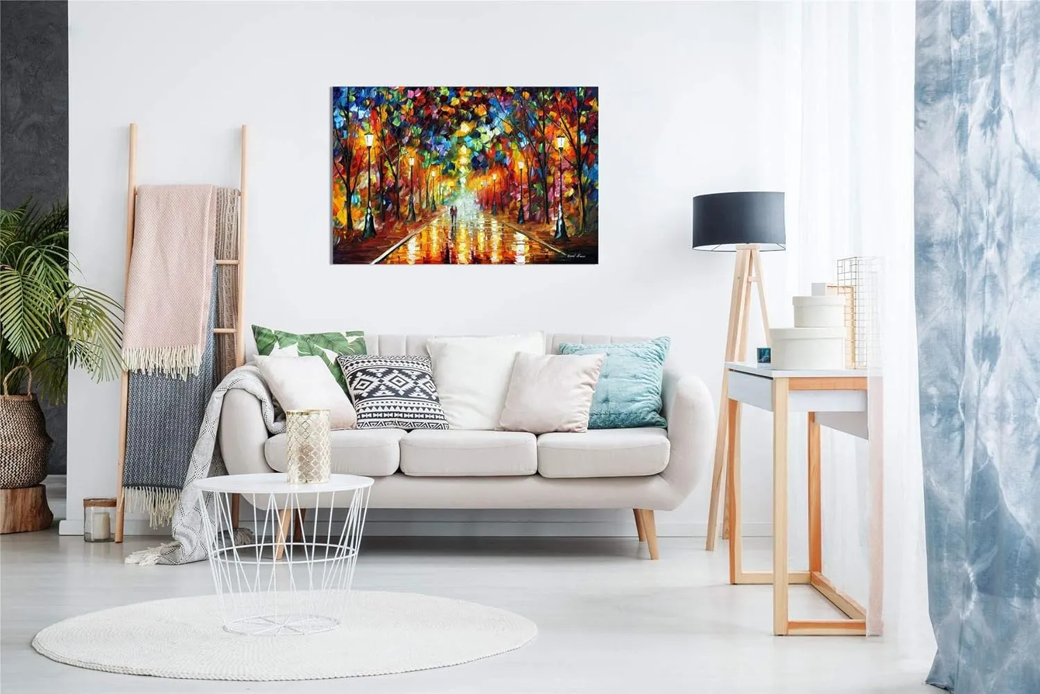 Farewell to Anger by Leonid Afremov Canvas Wall Art Picture Print for Home Decor (36x24)