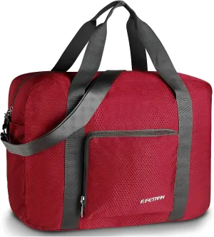F.FETIVIN Personal item travel bag 18x14x8 for Spirit Airlines Lightweight carry on duffle bag waterproof for Gym,Sports,Vacation