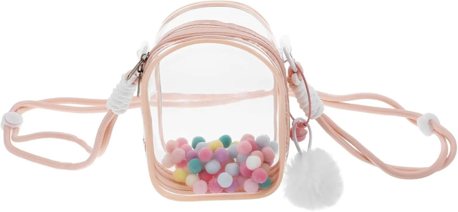 Figure Display Bag High Visibility Shoulder Bag for Doll Storage Portable Hanging Case Zipper for Collectibles