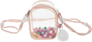 Figure Display Bag High Visibility Shoulder Bag for Doll Storage Portable Hanging Case Zipper for Collectibles