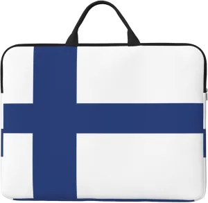 Finnish Flag Laptop case - (16.5 * 12.2 inches), Suitable for Daily Travel, Tourism, Business Trips, Commuting, etc.