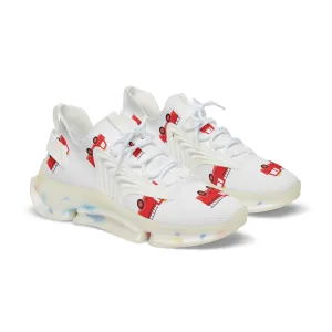 Fire Truck Men's Mesh Sneakers