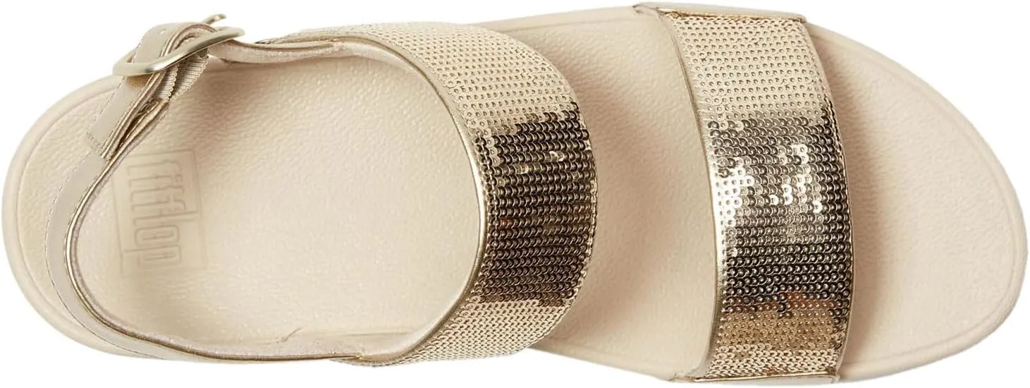 FitFlop Women's Lulu Sequin Back-Strap Sandals