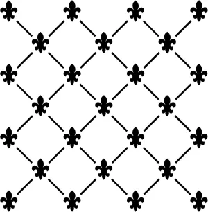 Fleur de Lis Allover Pattern Stencil (10 mil Plastic) | Decor Stencils for Painting on Wood, Wall, Tile, Canvas, Paper, Fabric, Furniture and Floor | Reusable Stencil | FS116 by Designer Stencils