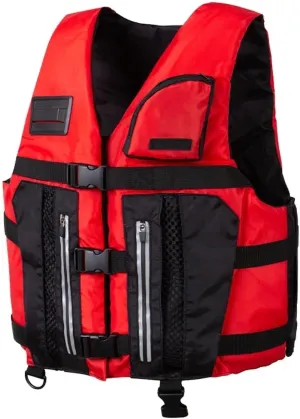 Floating Swim Vest with Zipper and Adjustable Belt, Fly Fishing Vest for Water Sports