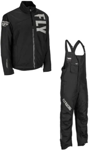 Fly Racing Aurora Winter Snow Jacket/Bib Combo Set for Winter Sports