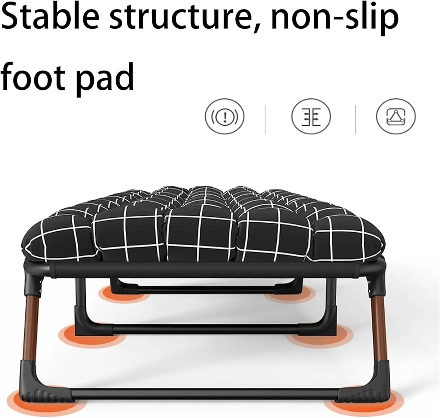 Folding Camping Cot,Camping Cot for Adults, Multi-Use Comfortable Camping Cots with Adjustable 4-Positions Enlarge Width Breathable Fabric(190 * 68 * 30cm)