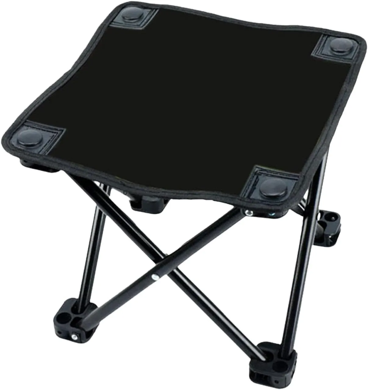Folding Camping Stool Stool Seat Footrest Portable Saddle Chair