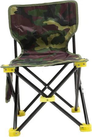 Folding Fishing Chair Portable Outdoor Fishing Stool Backrest Compact Design for for Camping Hiking