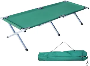 Folding Lightweight Bed & Portable Camping Cot with Carry Bag for Adults Hiking Hunting Traveling, Blue Black Green Beige Gray