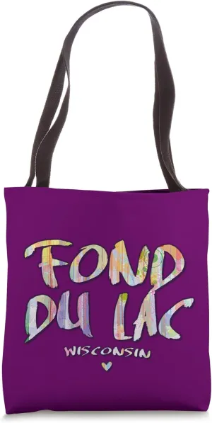 Fond du Lac Wisconsin - Fond du Lac WI Watercolor Tote Bag