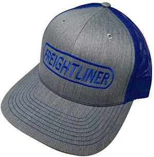 Freightliner Motors Trucks Structured Cap/Adjustable Custom Snapback/Women and Men/Richardson 112 Grey - Blue