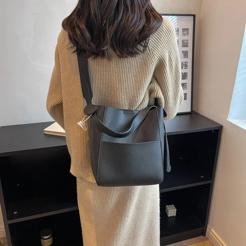 Fried Large Capacity Commuter Spare Basic Simple Handbags