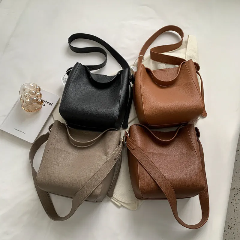 Fried Large Capacity Commuter Spare Basic Simple Handbags