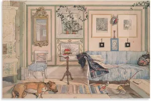 From A Home (26 Watercolours) - Carl Larsson, Wall Decor Art Poster, Vintage Print Picture Print Canvas Poster Wall Paint Art Posters Decor Modern Home Artworks Gift Idea 12x18inch(30x45cm)