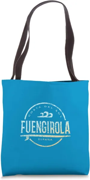 Fuengirola España - Retro Fuengirola Spain Vintage Surf Tote Bag