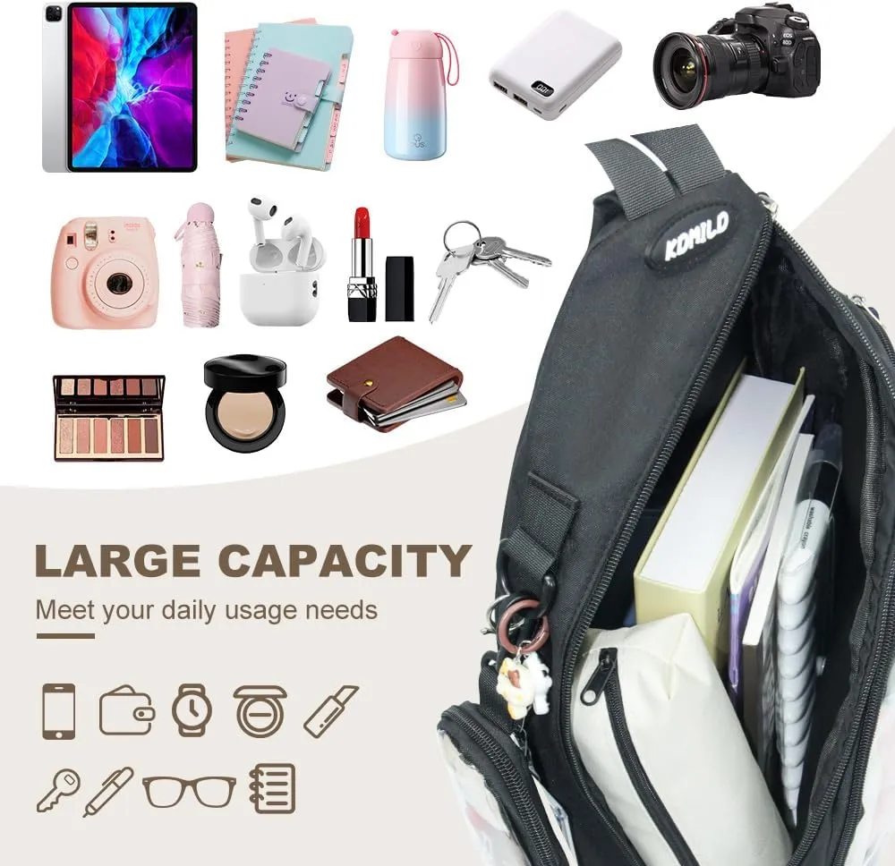 Geerlaqaly display chest bag, unisex, nylon,sports travel, anime exhibition, with coin purse, card bag, pin pendant