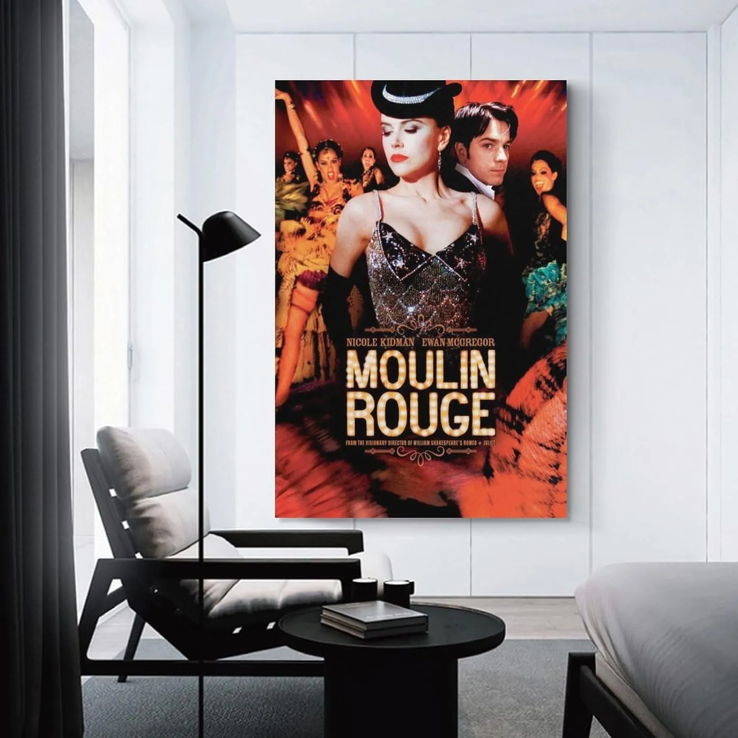 Generic Pigalle Red Light District-Moulin Rouge Movie Poster 03 Wall Art Canvas Print Poster Home Bathroom Bedroom Office Living Room Decor Canvas Poster Unframe-style20x30inch(50x75cm)