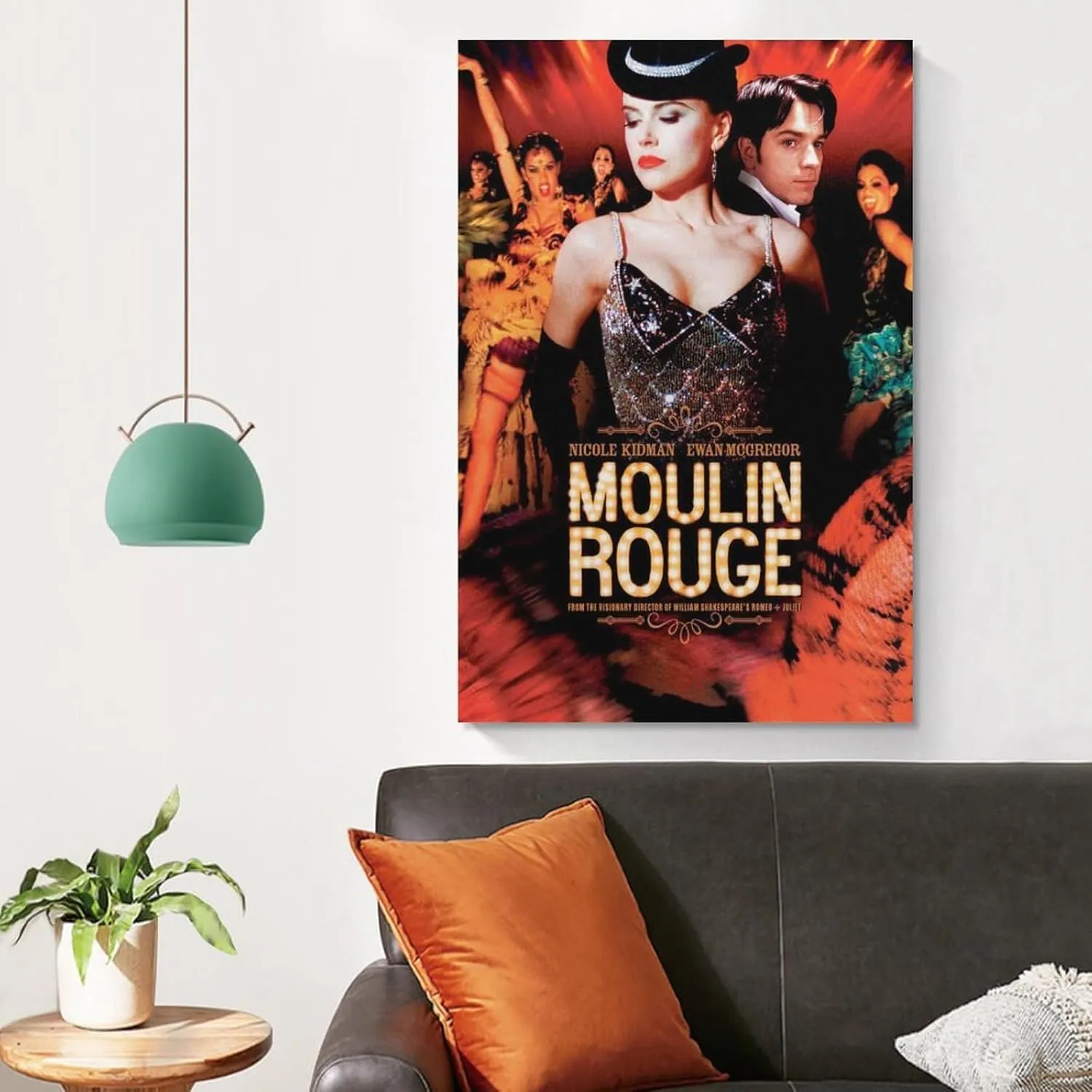 Generic Pigalle Red Light District-Moulin Rouge Movie Poster 03 Wall Art Canvas Print Poster Home Bathroom Bedroom Office Living Room Decor Canvas Poster Unframe-style20x30inch(50x75cm)