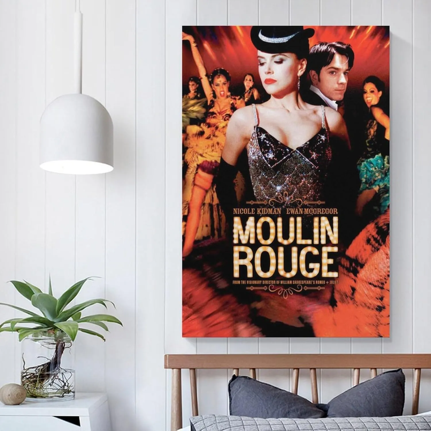 Generic Pigalle Red Light District-Moulin Rouge Movie Poster 03 Wall Art Canvas Print Poster Home Bathroom Bedroom Office Living Room Decor Canvas Poster Unframe-style20x30inch(50x75cm)