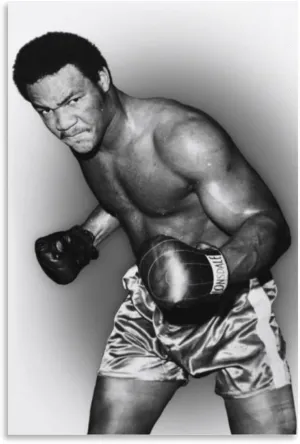 George poster Foreman Boxing Poster Vintage Poster (17) Canvas Art Poster And Wall Art Picture Print Modern Family Bedroom Decor Posters 16x24inch(40x60cm)