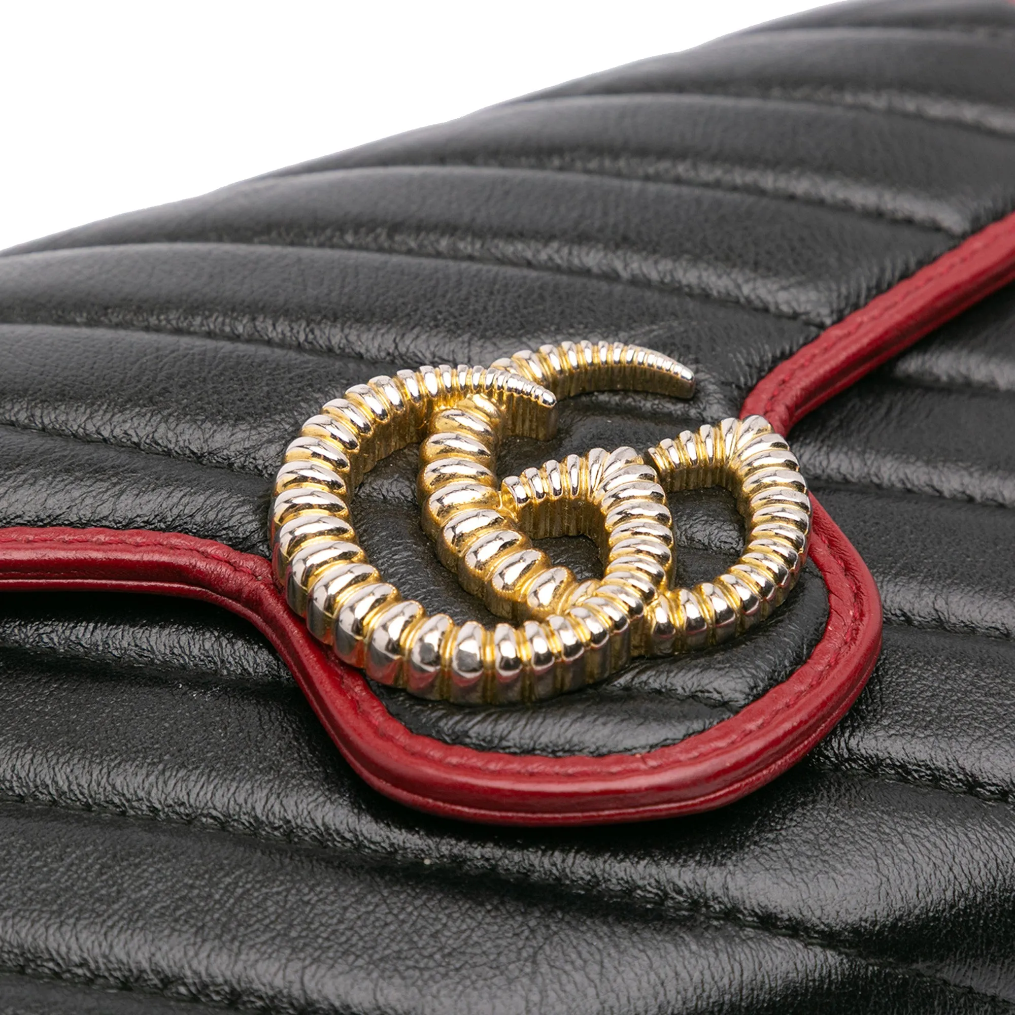 GG Marmont Matelasse Leather Torchon Wallet On Chain