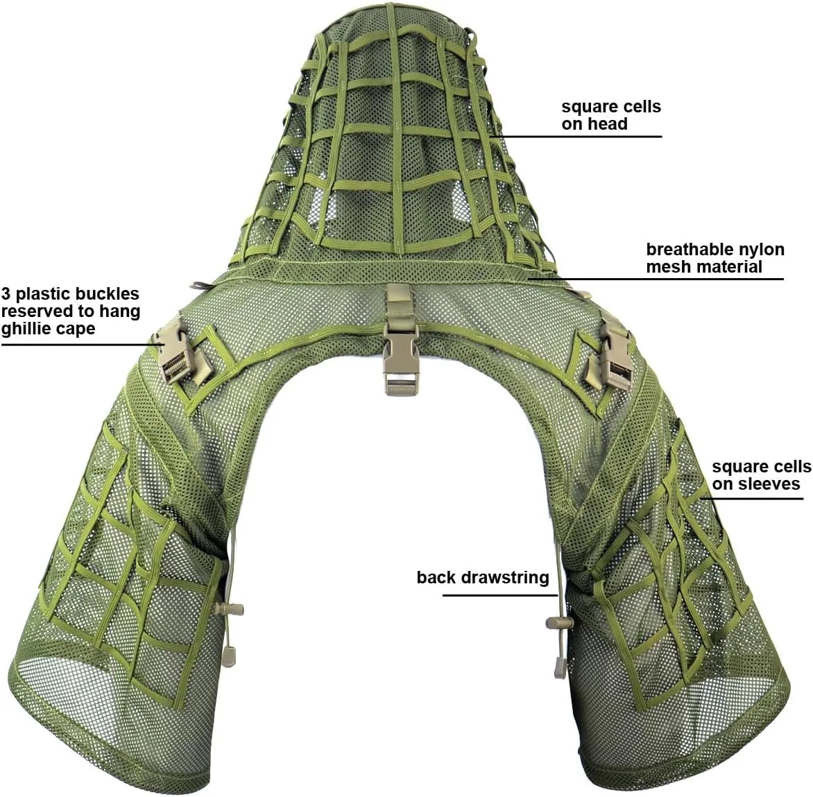 Ghillie Suits Foundation, Tactical Sniper Coats/Viper Hoods