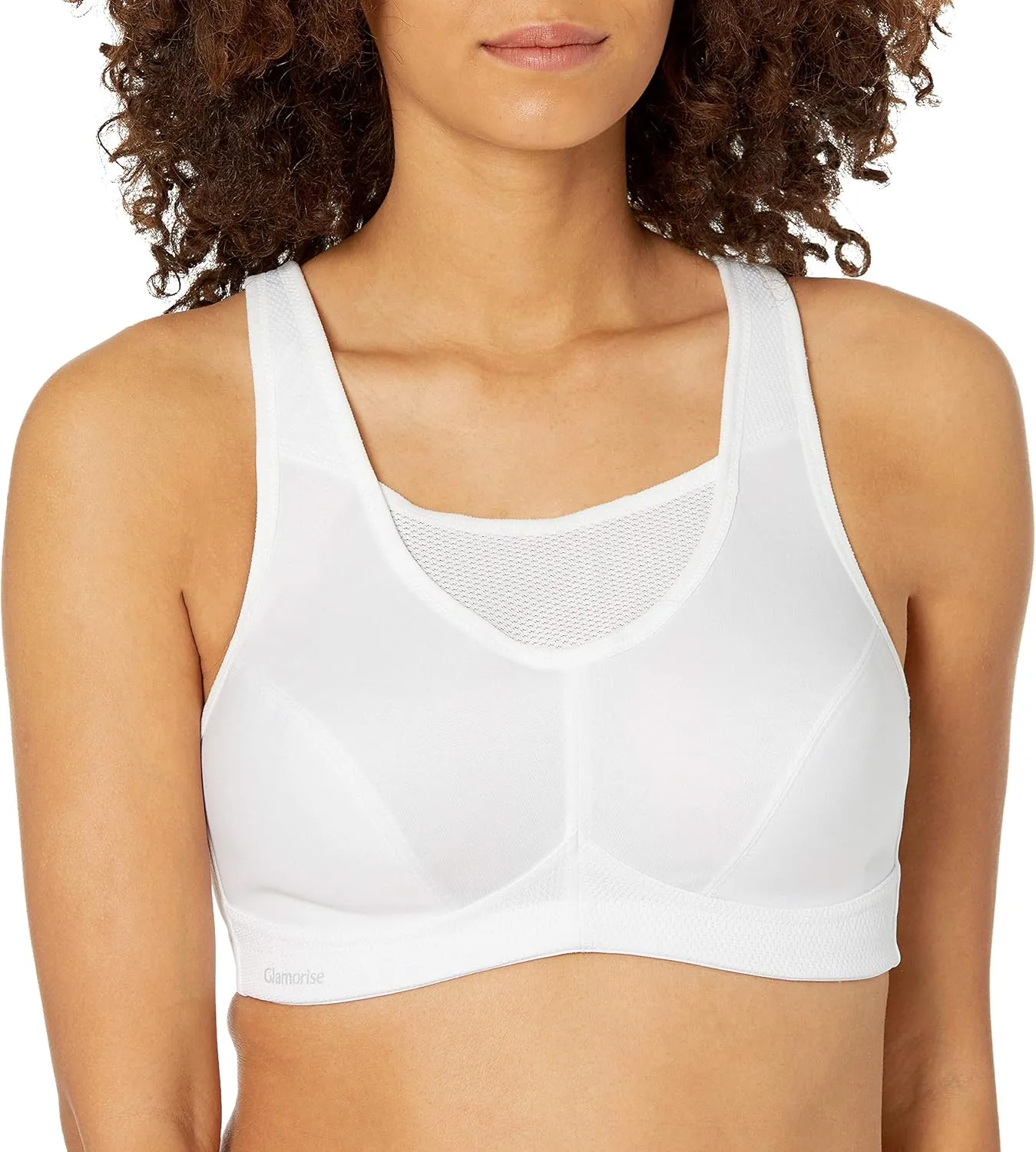 Glamorise Women's No-bounce Camisole Sports Bra Wirefree #1066