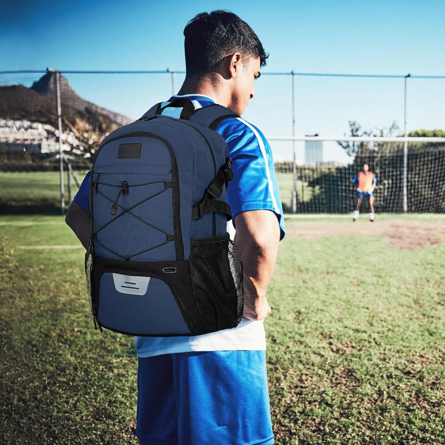Goloni Soccer Backpack,Basketball Backpack with Ball Compartment & Shoe Compartment,Backpack for Basketball,Soccer