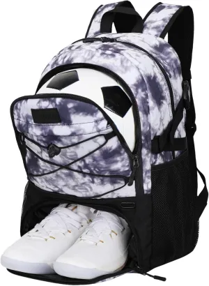 Goloni Soccer Backpack,Basketball Backpack with Ball Compartment & Shoe Compartment,Backpack for Basketball,Soccer
