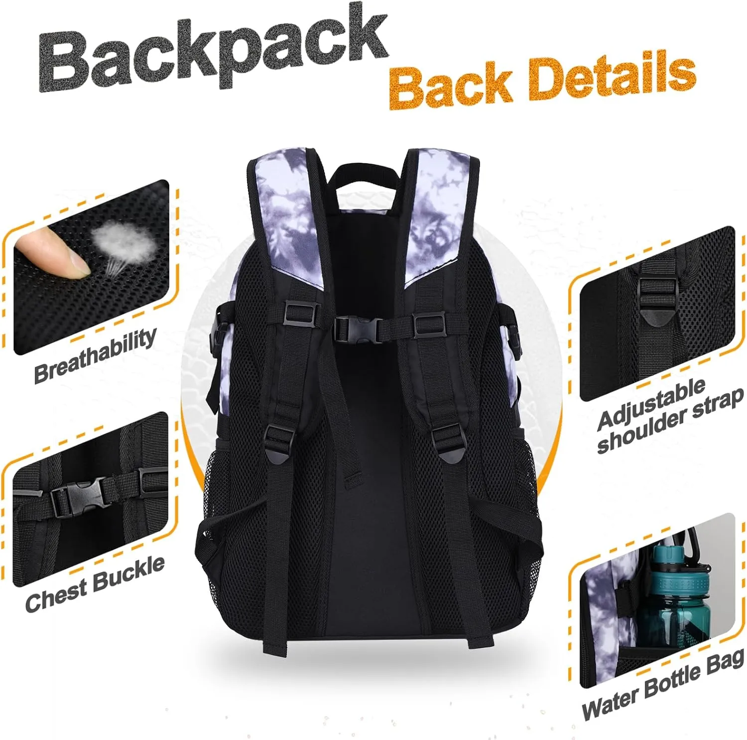 Goloni Soccer Backpack,Basketball Backpack with Ball Compartment & Shoe Compartment,Backpack for Basketball,Soccer